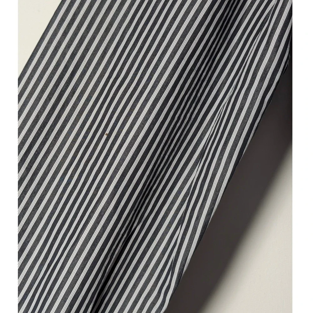 Lafayette 148 New York Striped Button Front Shirt Women's 12 Cotton‎ - Picture 7 of 7